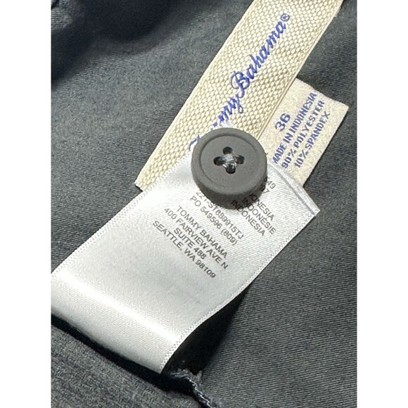 Tommy Bahama Golf Shorts Gray Golf Marlin Mens Size 36 Casual Pockets - Picture 10 of 11